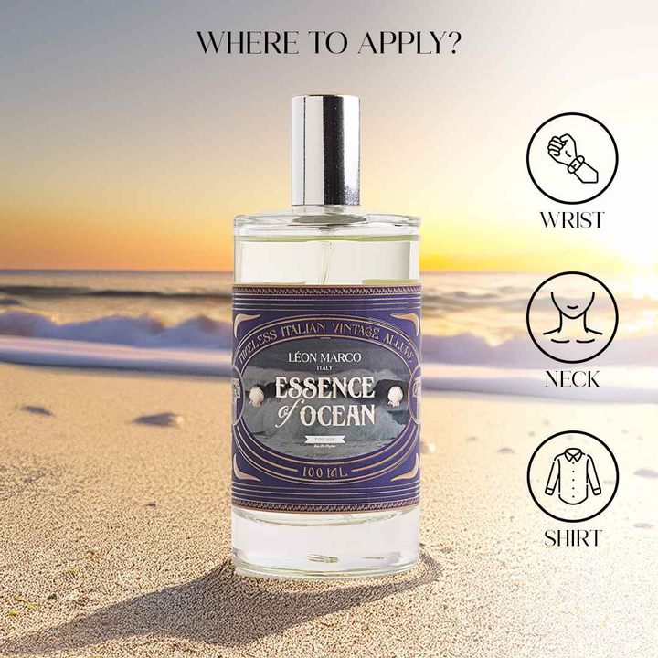 Essence of Ocean – Aquatic Men’s Cologne | Fresh Citrus & Marine Fragrance